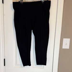 Torrid Black Cropped Leggings Without Pockets